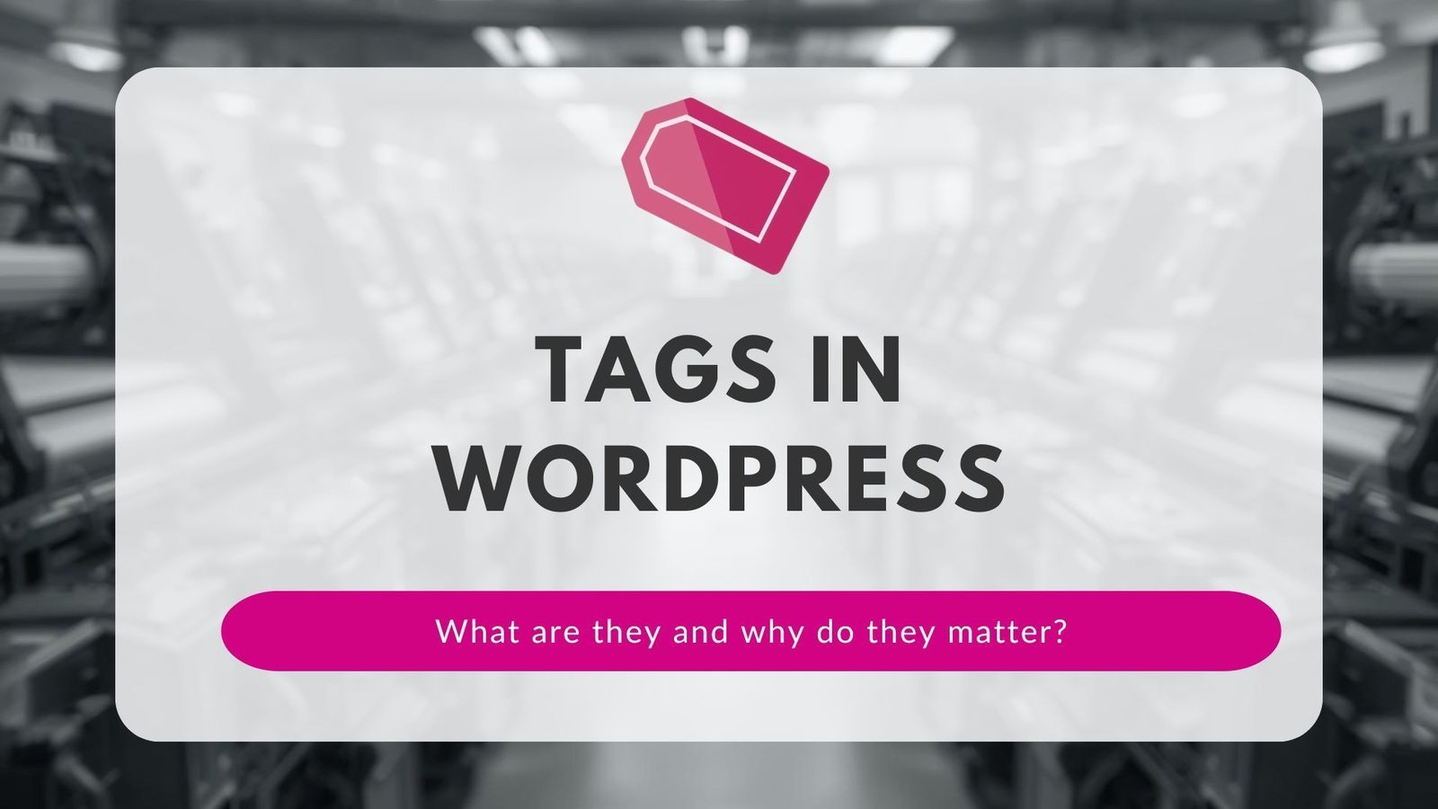 tags in wordpress